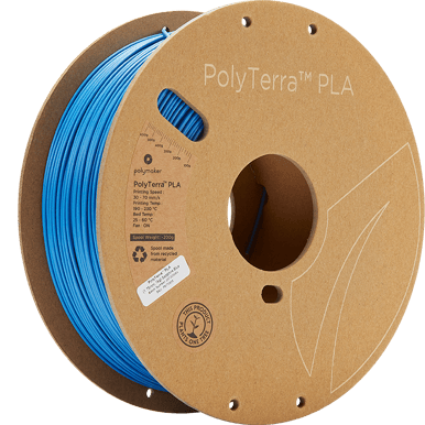 Polymaker PolyTerra PLA 1.75mm - 1 kg - Blå