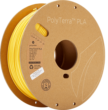 Polymaker PolyTerra PLA 1.75mm - 1 kg - Gul