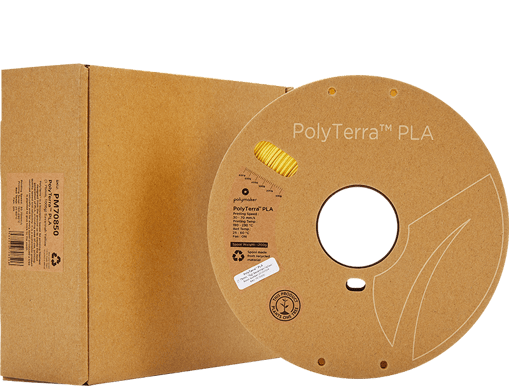 Polymaker PolyTerra PLA 1.75mm - 1 kg - Gul