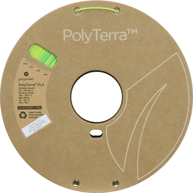 Polymaker PolyTerra PLA 1.75mm - 1 kg - Gradient Gul/Grön