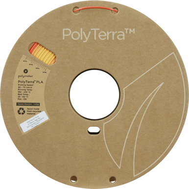 Polymaker PolyTerra PLA 1.75mm - 1 kg - Gradient Orange/Röd