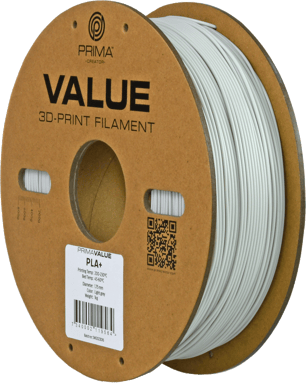 Prima Creator Prima Value PLA+ 1.75mm 1kg - Ljusgrå