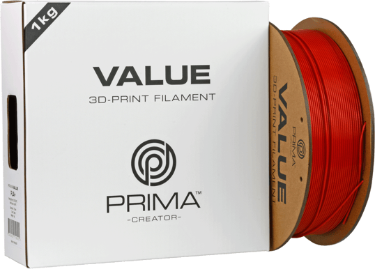 Prima Creator Prima Value PLA+ 1.75mm 1kg - Röd