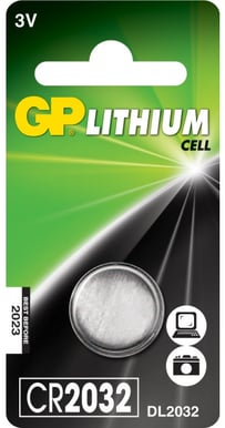 GP Litiumbatteri Knappcell CR2032 3V 1-P