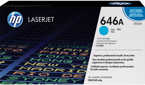 Toner HP 646A Cyan