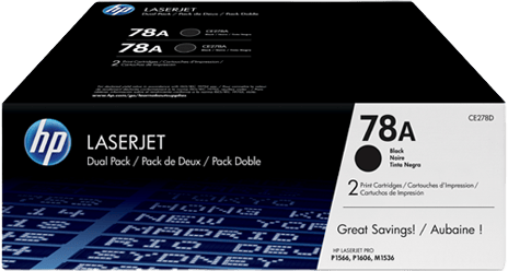 Toner HP 78A Svart 2-pack