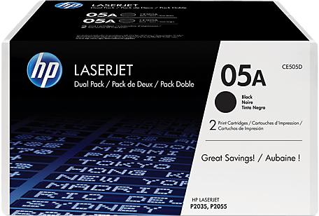 Toner HP 05A Svart 2-pack