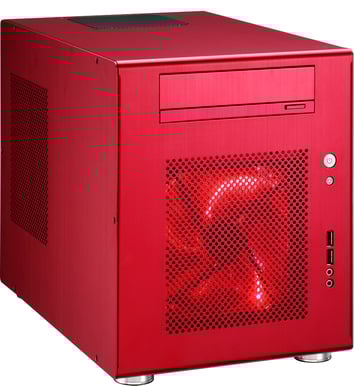Lian Li PC-Q08R Röd
