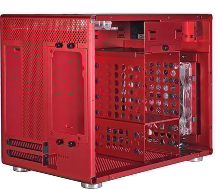 Lian Li PC-Q08R Röd