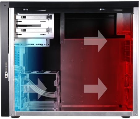 Lian Li PC-A03 mATX, Svart