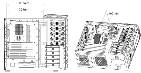 Cooler Master HAF 922 Svart