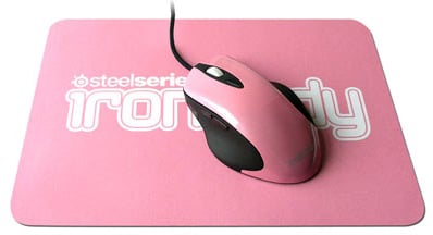 SteelSeries Iron.lady & QcK-Pad Bundlad