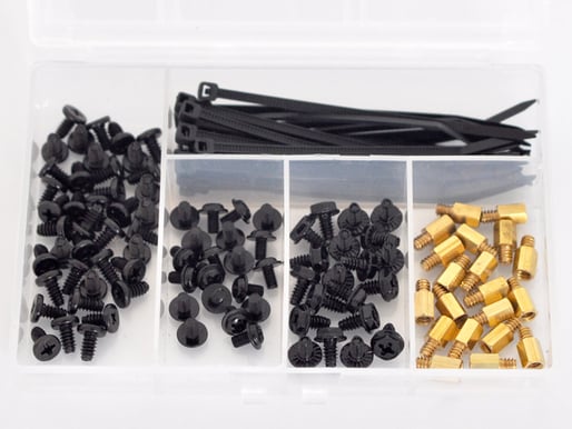 Skruvkit för montering av dator