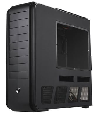 SilverStone Temjin TJ11B-W Svart Fönster