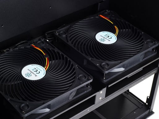 SilverStone Temjin TJ11B-W Svart Fönster