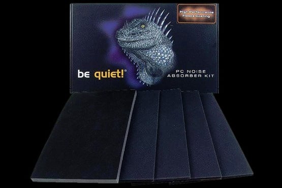 be quiet! Ljuddämpningskit för Miditower, Svart