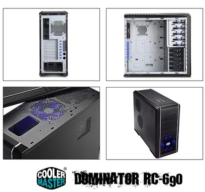 Cooler Master Dominator 690 Svart