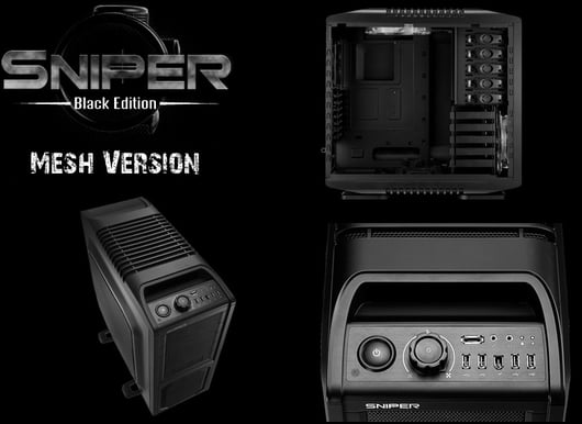Cooler Master Storm Sniper Mesh Svart
