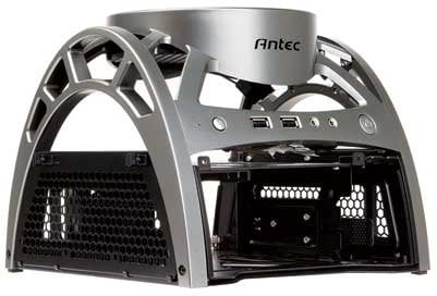 Antec Mini Skeleton 90W Svart/Silver