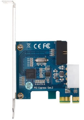 Internal Dual port PCIe USB 3.0 Low Profile