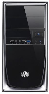 Cooler Master Elite 344, USB 3.0, Svart/silver