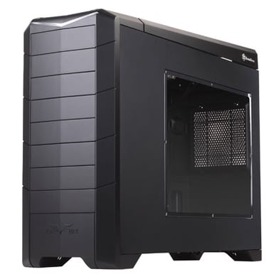 Silverstone Raven RV02B-EW, Fönster, Svart