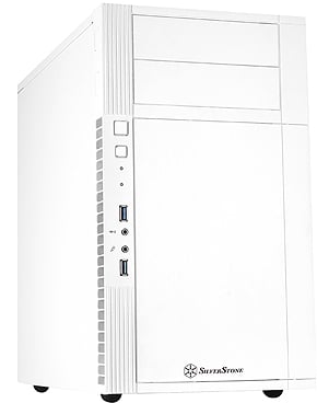 Silverstone Sugo PS07W USB 3.0, mATX, Vit