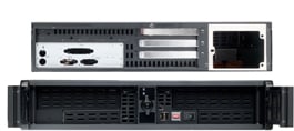 Fantec TCG-2811X03-1 2U rackchassi, 528mm djup