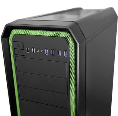 Antec Nineteen Hundred, Svart/Grön