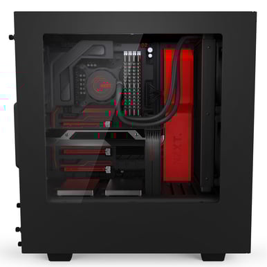 NZXT S340 Svart/Röd