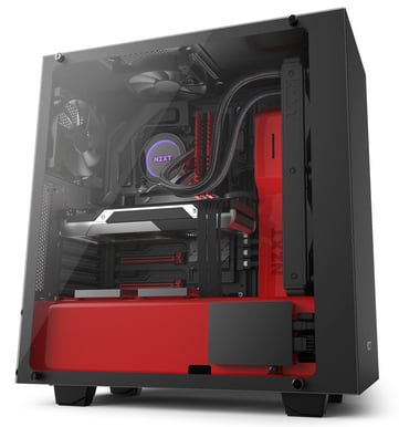 NZXT S340 Elite Svart/Röd