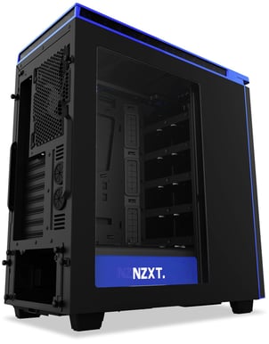 NZXT H440W Silent Ultra New Edition Fönster Svart/Blå