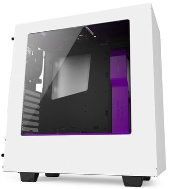 NZXT S340 Vit/Lila