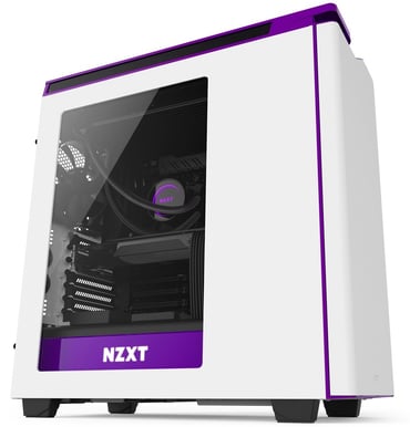 NZXT H440W Silent Ultra New Edition Fönster Vit/Lila