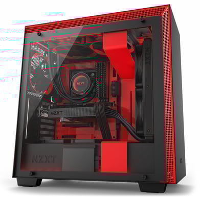 NZXT H700i Svart/Röd