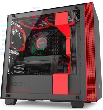 NZXT H400i Svart/Röd