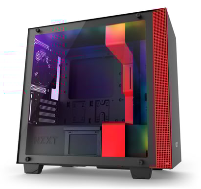 NZXT H400i Svart/Röd