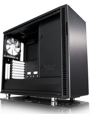 Fractal Design Define R6 Svart Tempered Glass