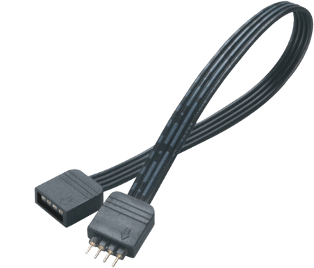 Akasa LED-ljusslinga förlängningskabel RGB 20cm 4pin