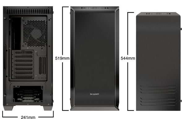 be quiet! Dark Base 700 Svart