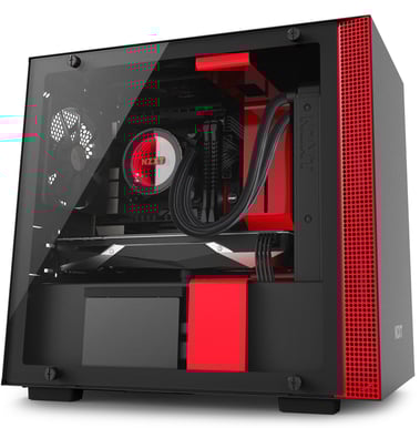 NZXT H200i Svart/Röd