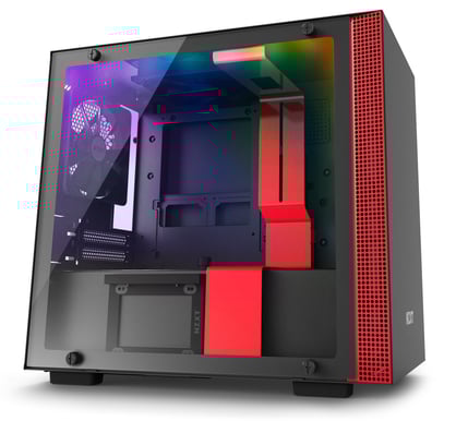 NZXT H200i Svart/Röd