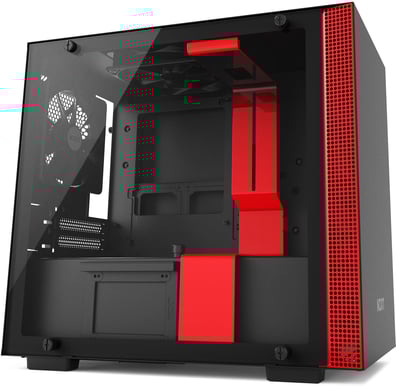 NZXT H200 Svart/Röd