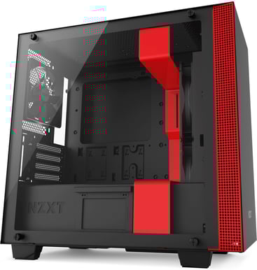 NZXT H400 Svart/Röd