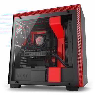 NZXT H700 Svart/Röd