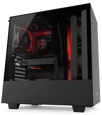 NZXT H500 Svart/Röd
