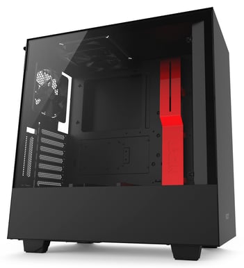 NZXT H500i Svart/Röd
