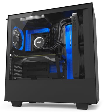 NZXT H500i Svart/Blå