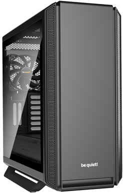 be quiet! Silent Base 801 Fönster Svart