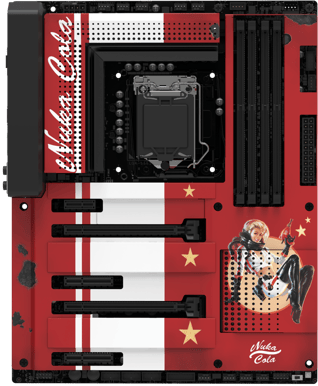 NZXT N7 Z370 Heatsink Cover Nuka Cola